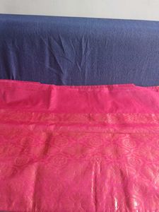 Cotton Silk Zari Border New With Tag