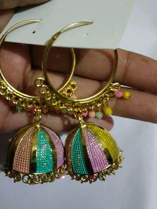 Jhumka Hoop Earrings