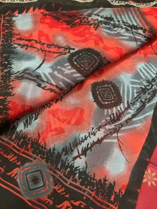 Red &amp; Black NEW SAREE