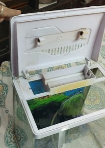 Used Aquarium with filter, stones,