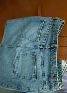 Denim Mini Skirt