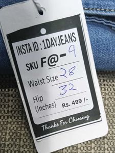 E@09 Size-28 Slim Jeans