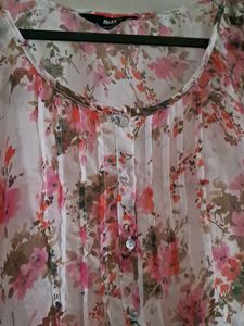 Max Sheer Floral Top