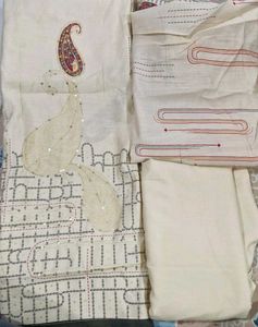 Embroidered Paisley Pants