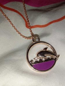 Cute Dolphin Pendant Necklace