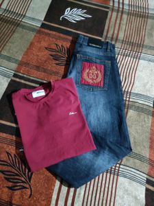 Jean Pant And Tshirt