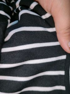 Striped Black &amp; White Tee