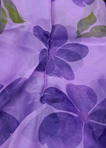 New Floral Print Saree