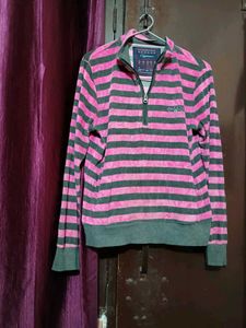 Striped Pullover Jacket