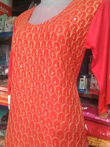 Worked Kurti