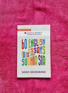 Oswaal books( Study with Sudhir) essay book