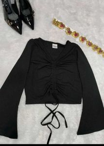Black Long Sleeve Top