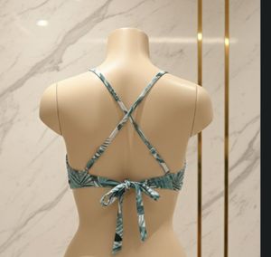 Floral Print Halter Bikini Top