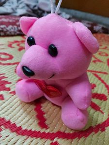 Cute Pink Teddy Bear Plushie