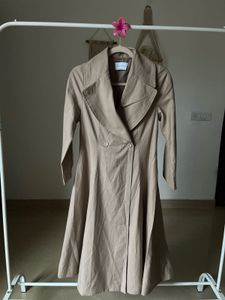NYMPH Light Beige Maxi Trench Dress