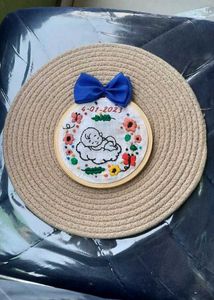 personalized new born baby hoop