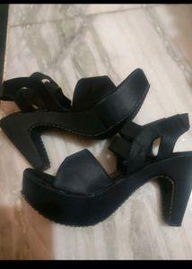 Black Heels Sandals