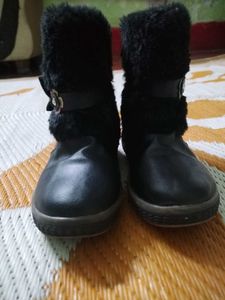 Kids Black Boots