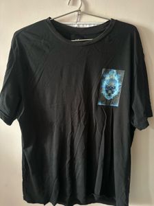 H&M Black Graphic Tee Ghost Rider