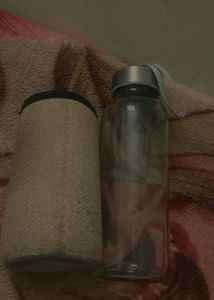 Glass Bottle With Cover