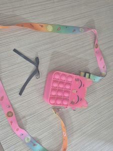 Pink Sling Bag For Kids
