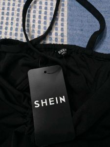 Chic Black Bodycon Midi Dress