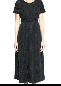 Polka Dot Midi Dress