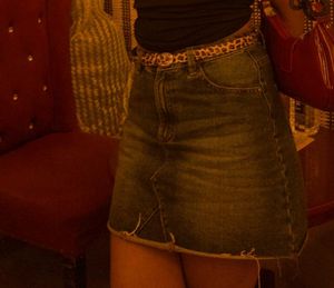 Denim Mini Skirt