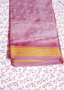 Elegant  pure silk Pink Saree 2