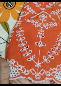 Floral Machine Detail Top