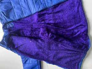 Blue  Jacket for winter With Cap