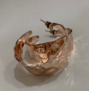 Rose Gold Hoop Earrings