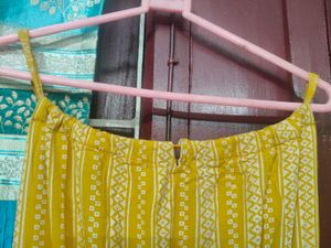 Yellow Striped Jumpsuit