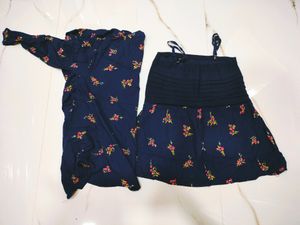 Peplum Top with Shrug
