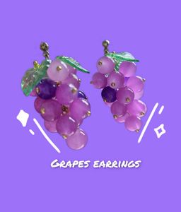 Grape 🍇 Earrings