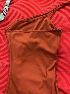 Brown Bodycon Mini Dress