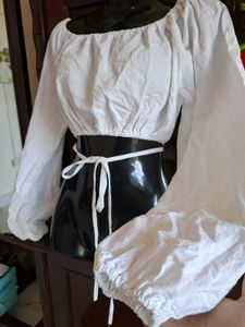 Off-Shoulder Crop Top