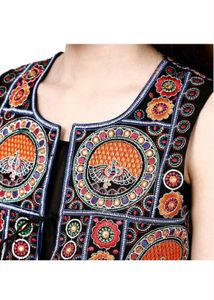 Prijam Ethnic Cotton Embroidery Jacket