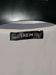 White Shein top