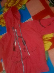 Red &#39;Love Music&#39; Graphic Hoodie