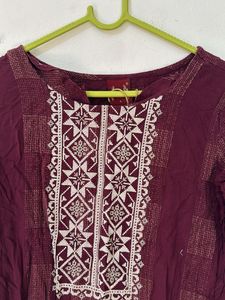 Elegant Embroidered Kurta