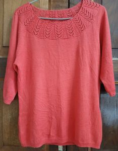 Soft Woolen 3/4 Sleeve Top