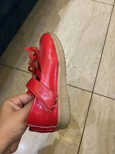 Red Bow Mary Janes