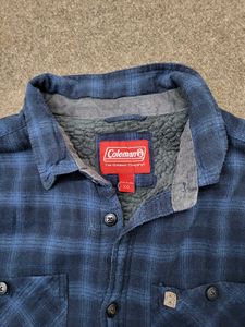 COLEMAN  Plaid Flannel Shirt Jacket