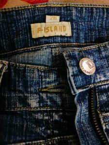 Vintage Denim Maxi Skirt