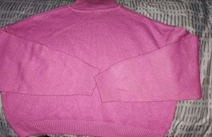 Pink Cropped Sweater