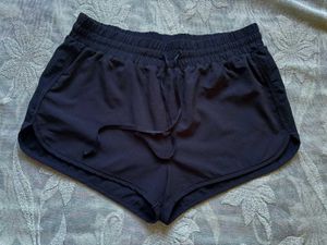 Black Athletic Running Shorts