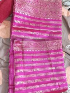 Brand New Pink Saree