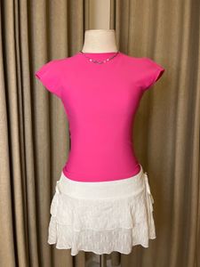 Hot Pink Fitted Top