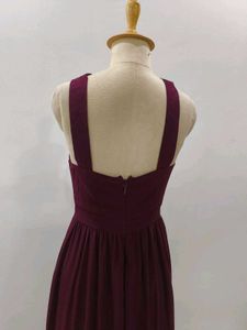 Sale🎊🎉Elegant Burgundy Maxi Dress